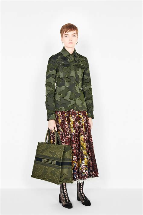 dior fringe jacket|Green Camouflage Jacquard Taffeta Jacket .